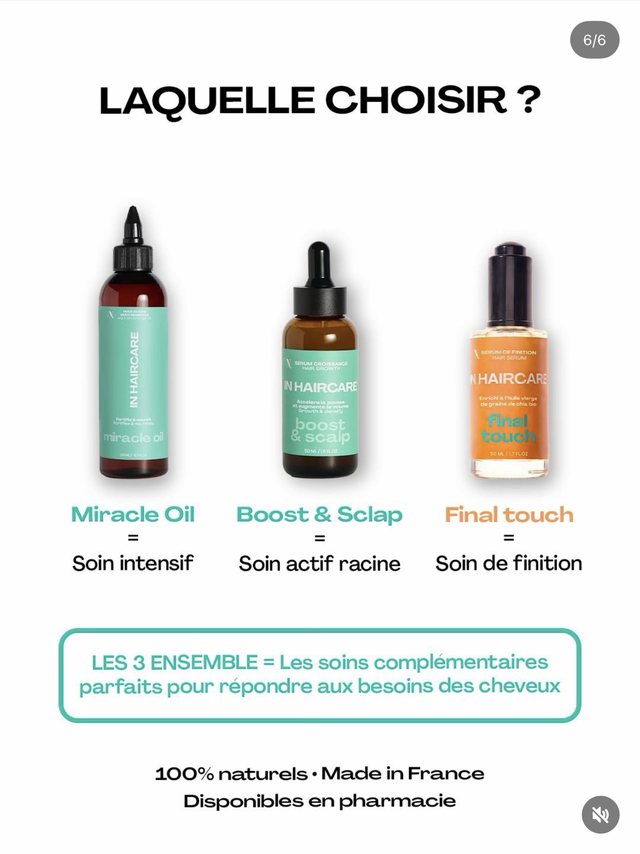 Diapositive 6 : « Laquelle choisir ? », tableau de comparaison des trois produits