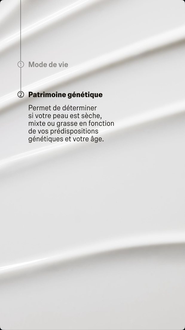 Écran 4 : Patrimoine génétique, deuxième famille de paramètres