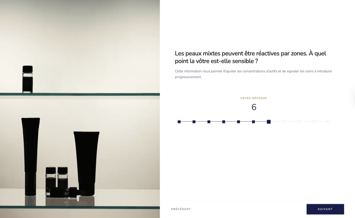 Exemple de diagnostic beauté Ask-it