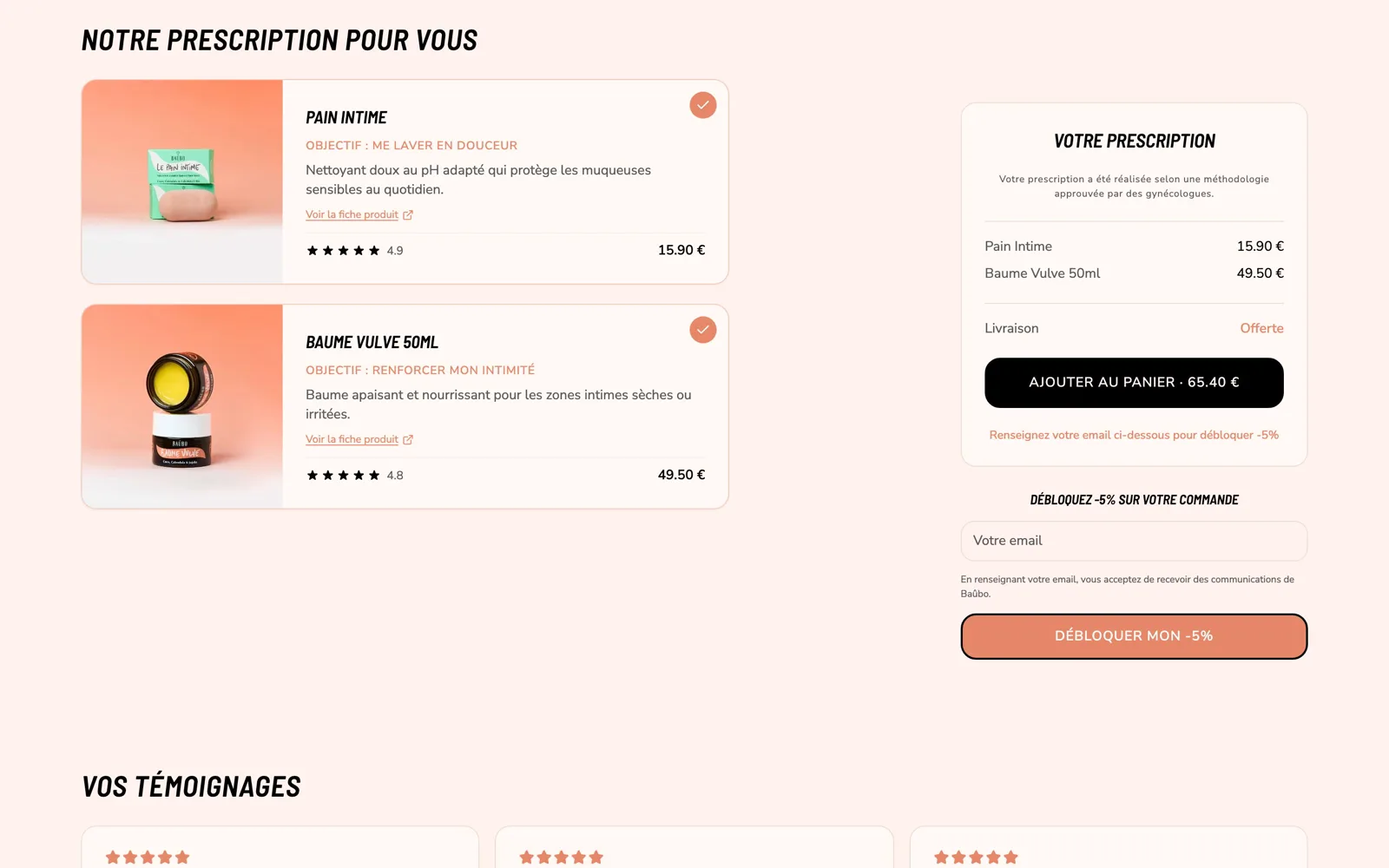 Récapitulatif Baûbo