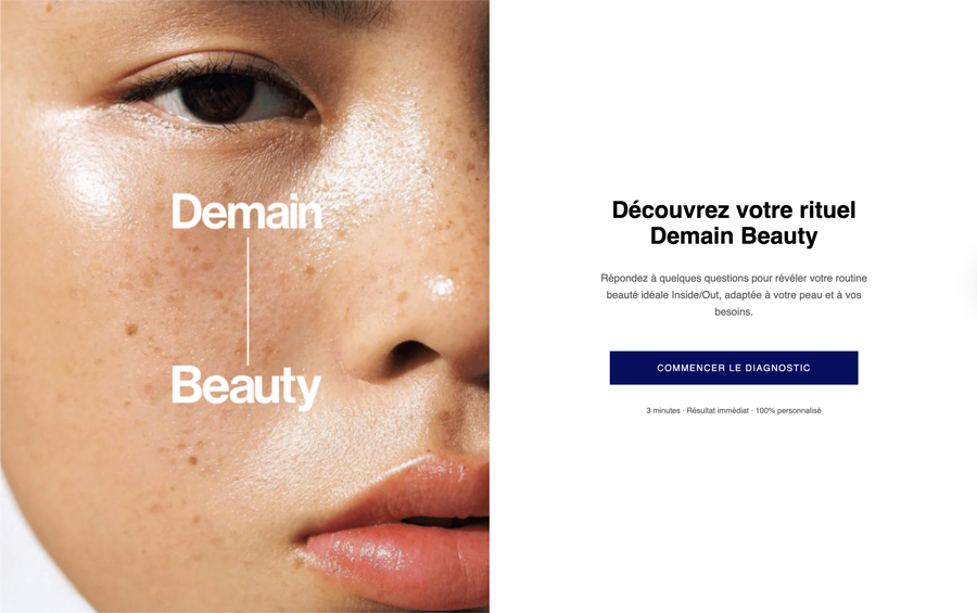 Diagnostic Demain Beauty, tester en direct