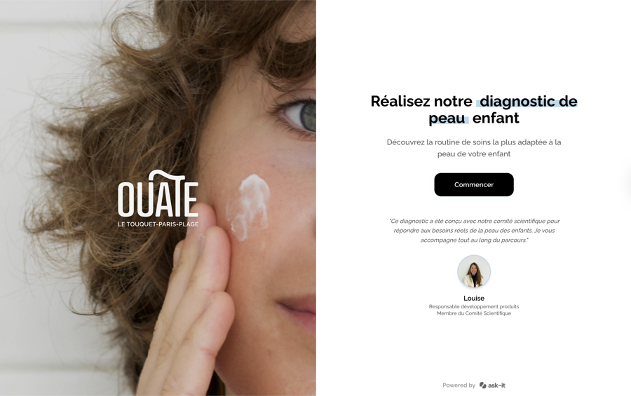 Diagnostic Ouate, tester en direct